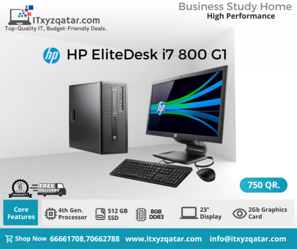 HP Core i7 G1 800 Desktop PCs Tower