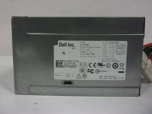 Dell Power Supply AC275AM-00 0R8JX0 For OptiPlex 390 790 990 3010 7010 - Image 3